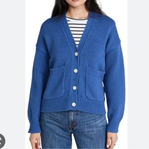 Alex Mill - Emma Cardigan in Agean Blue - Cotton - NWOT size Medium